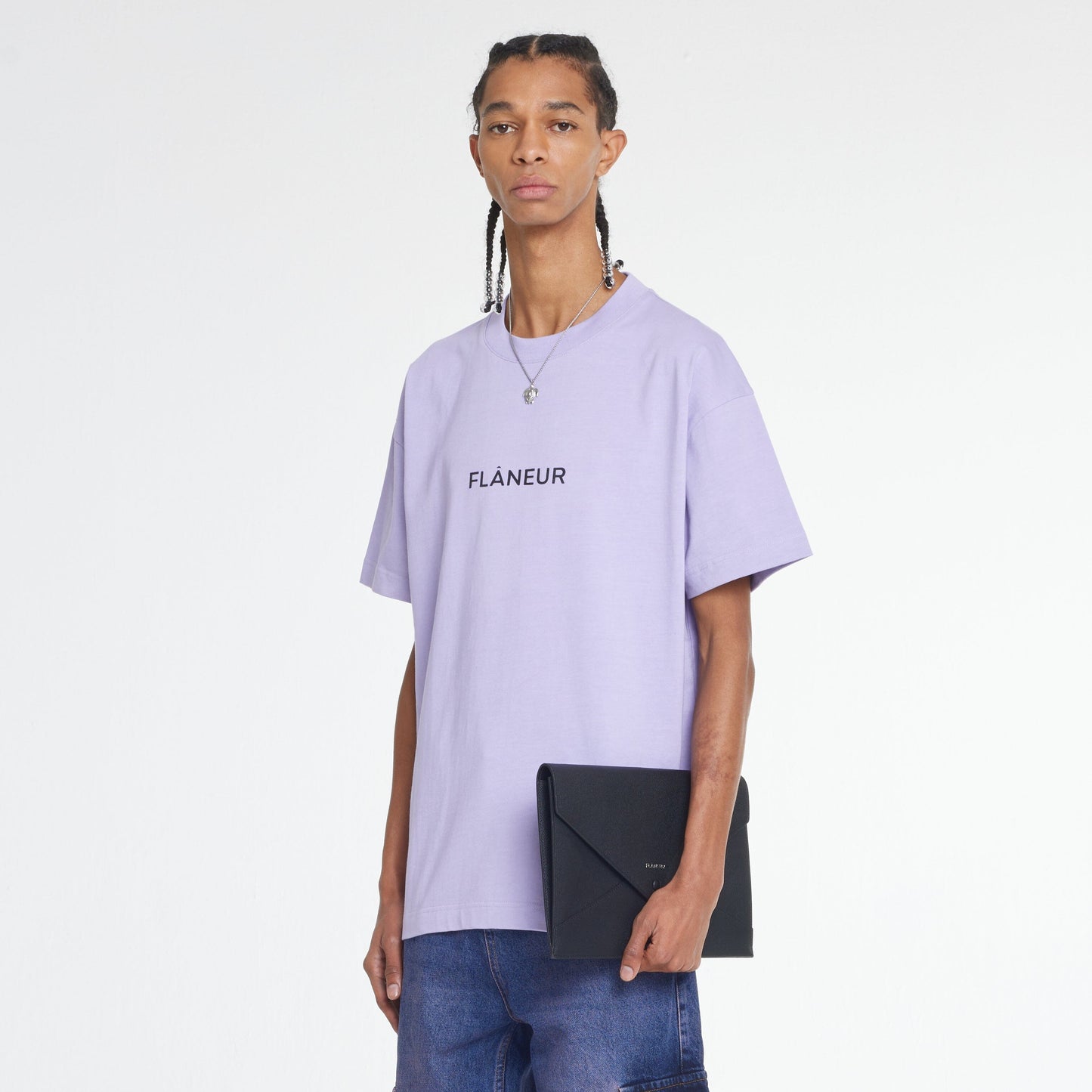 Box Logo T-Shirt Purple