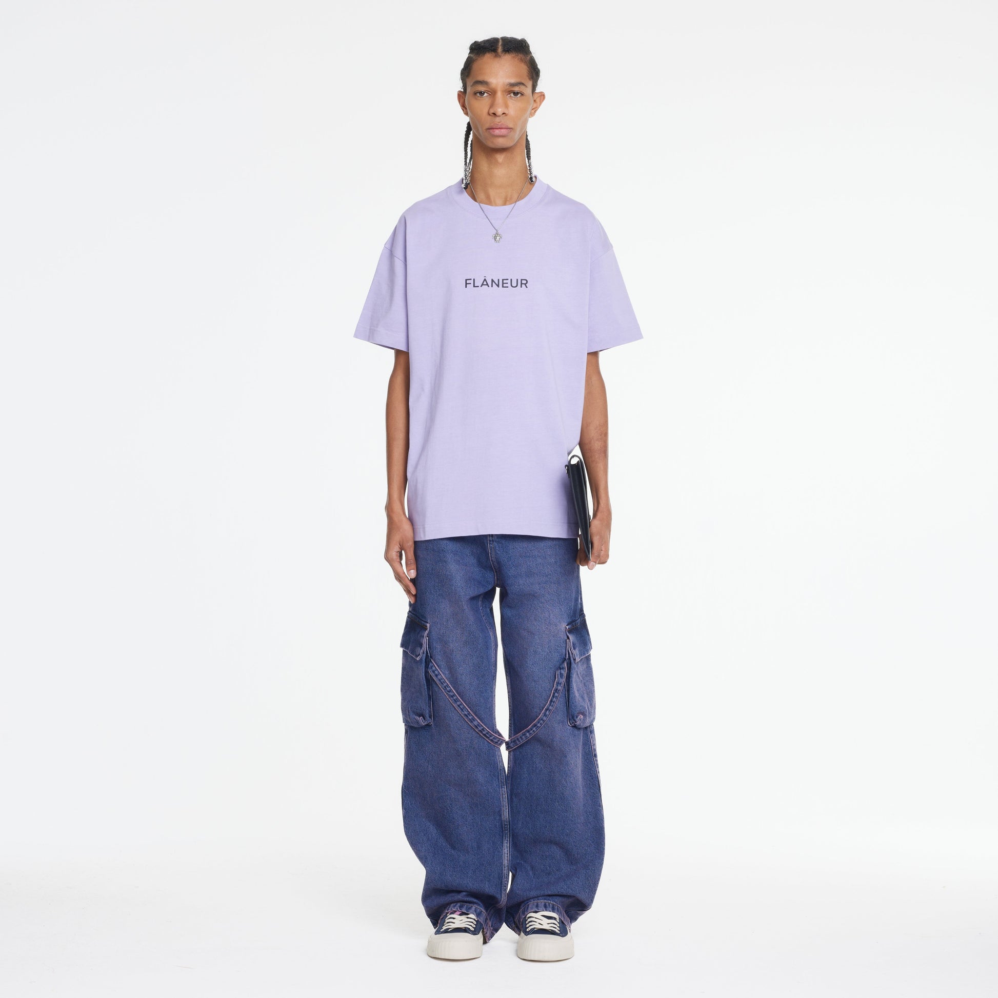 Box Logo T-Shirt Purple