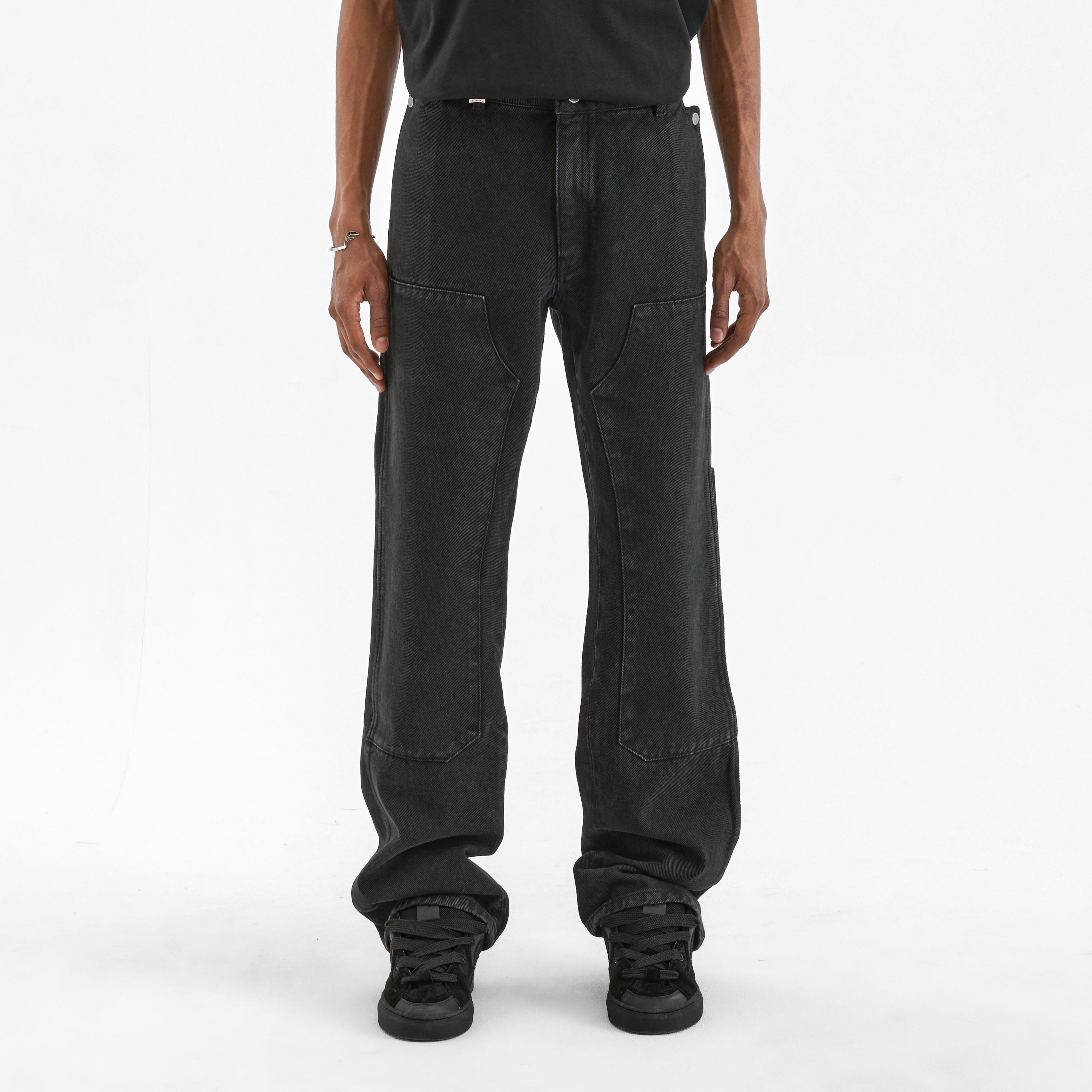Carpenter Straight Jeans | Black – FLÂNEUR