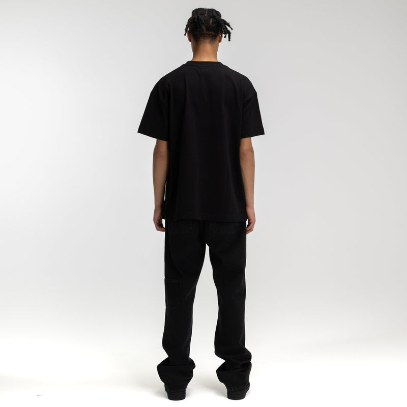 Carpenter Straight Jeans | Black Denim