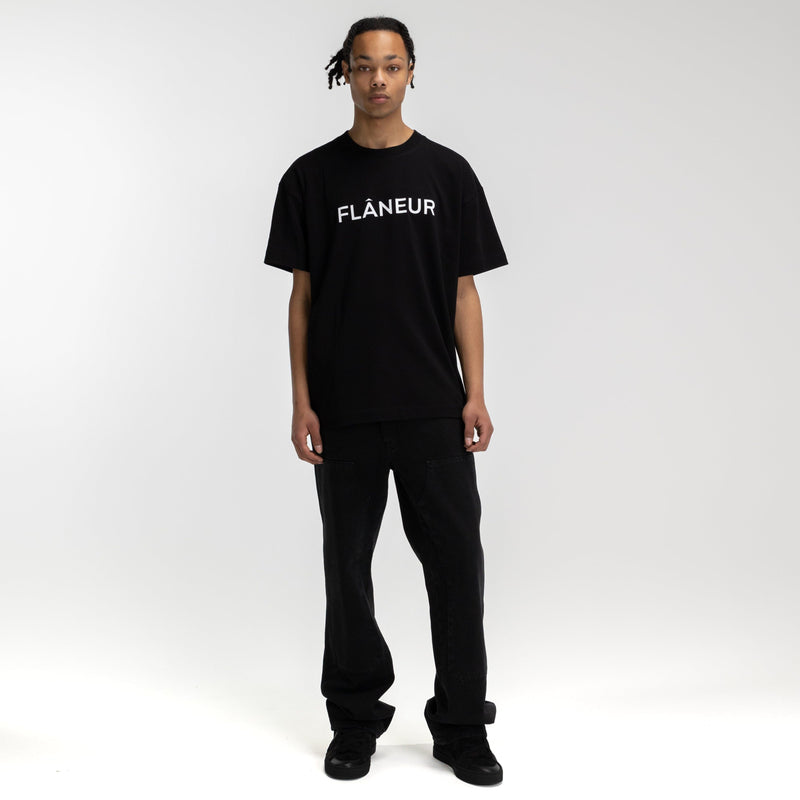 Carpenter Straight Jeans | Black Denim