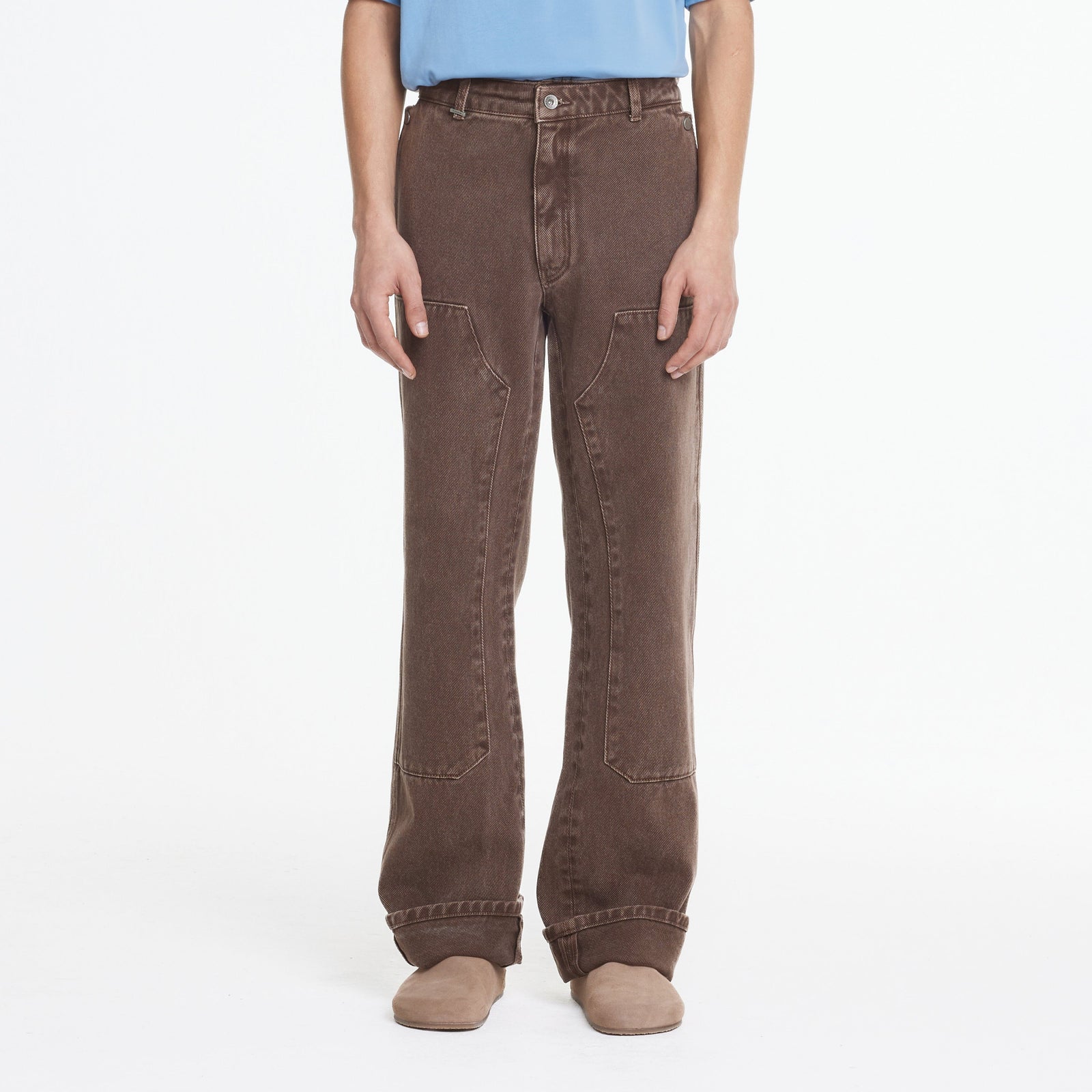 Carpenter Straight Jeans | Brown