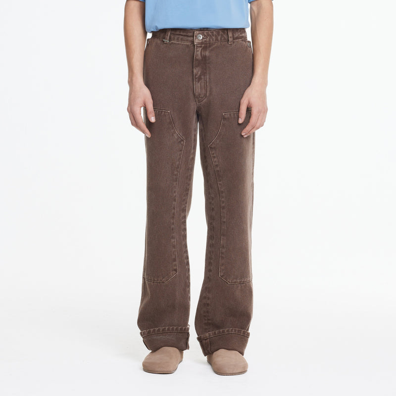 Carpenter Straight Jeans | Brown