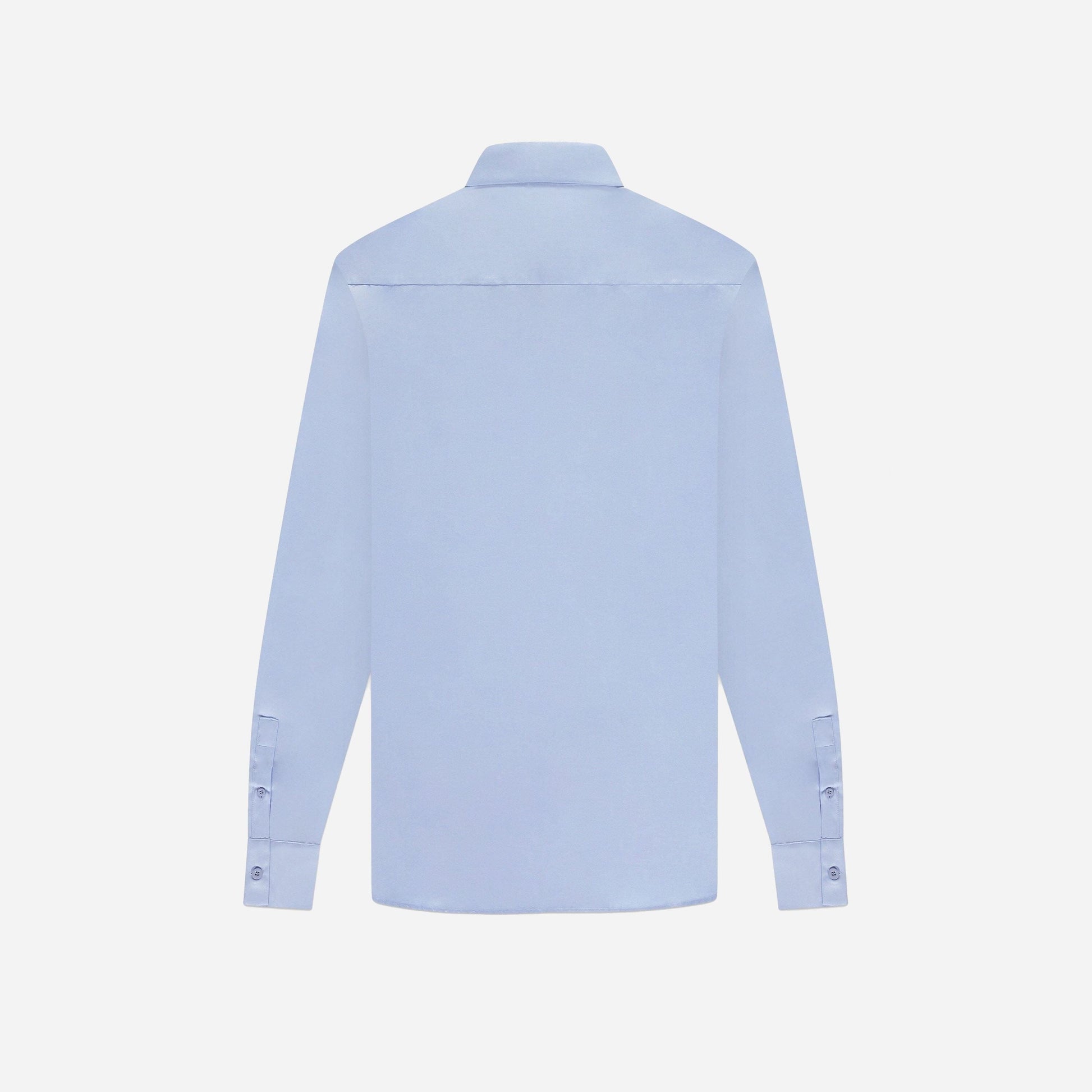 Cotton Poplin Shirt | Blue