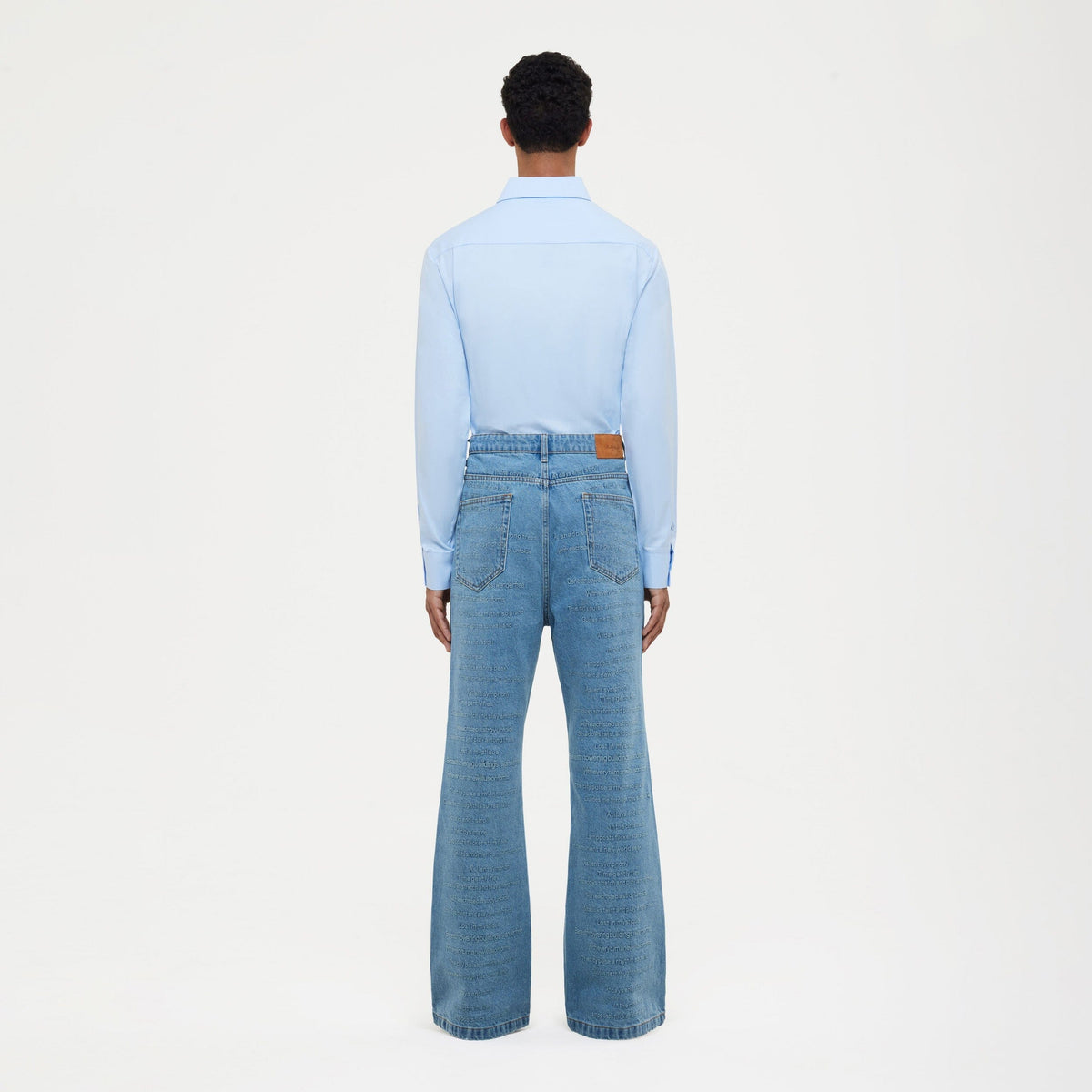 Cotton Poplin Shirt | Blue