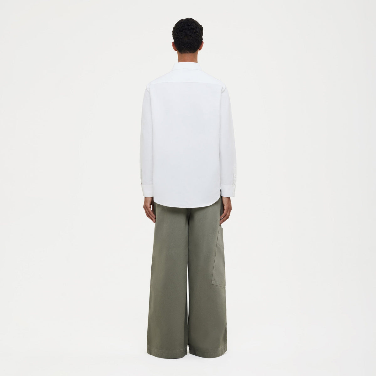 Cotton Poplin Shirt | White