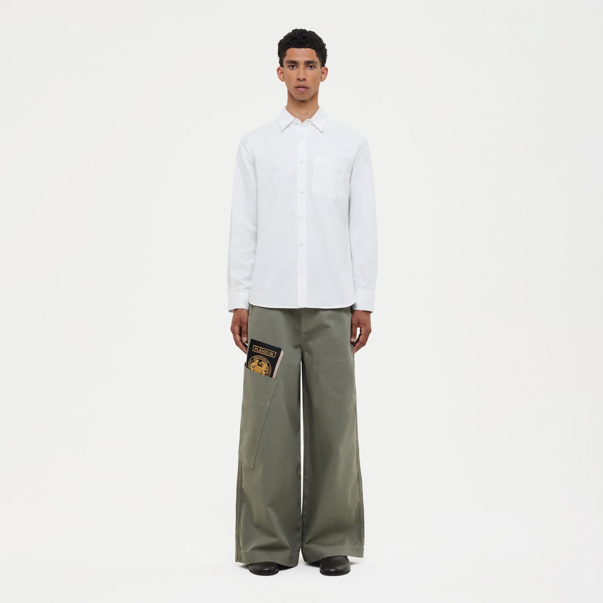 Cotton Poplin Shirt | White