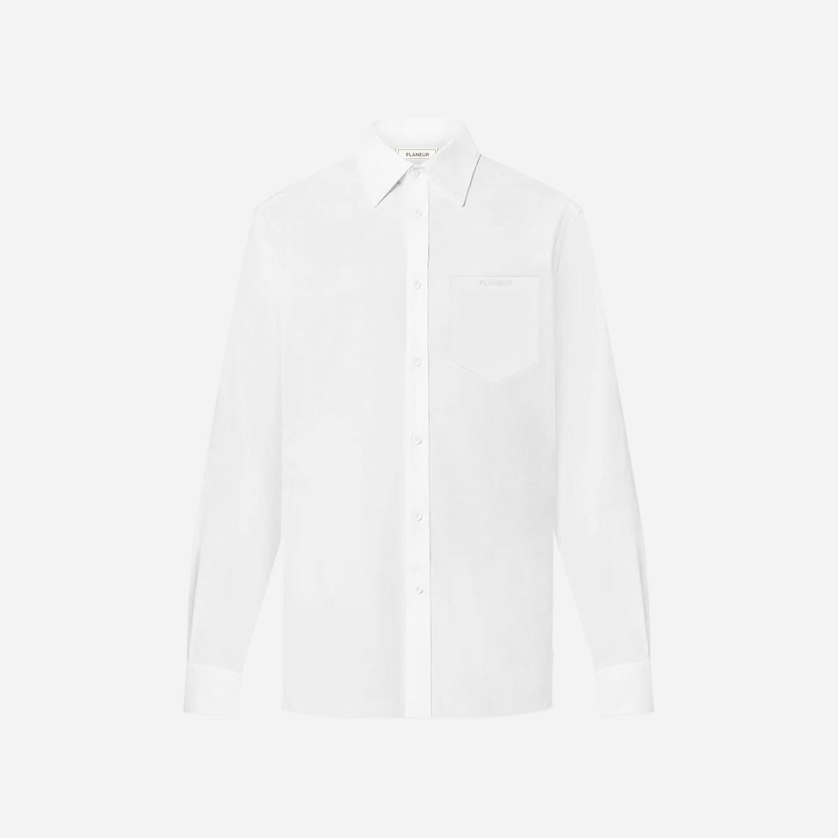 Cotton Poplin Shirt | White