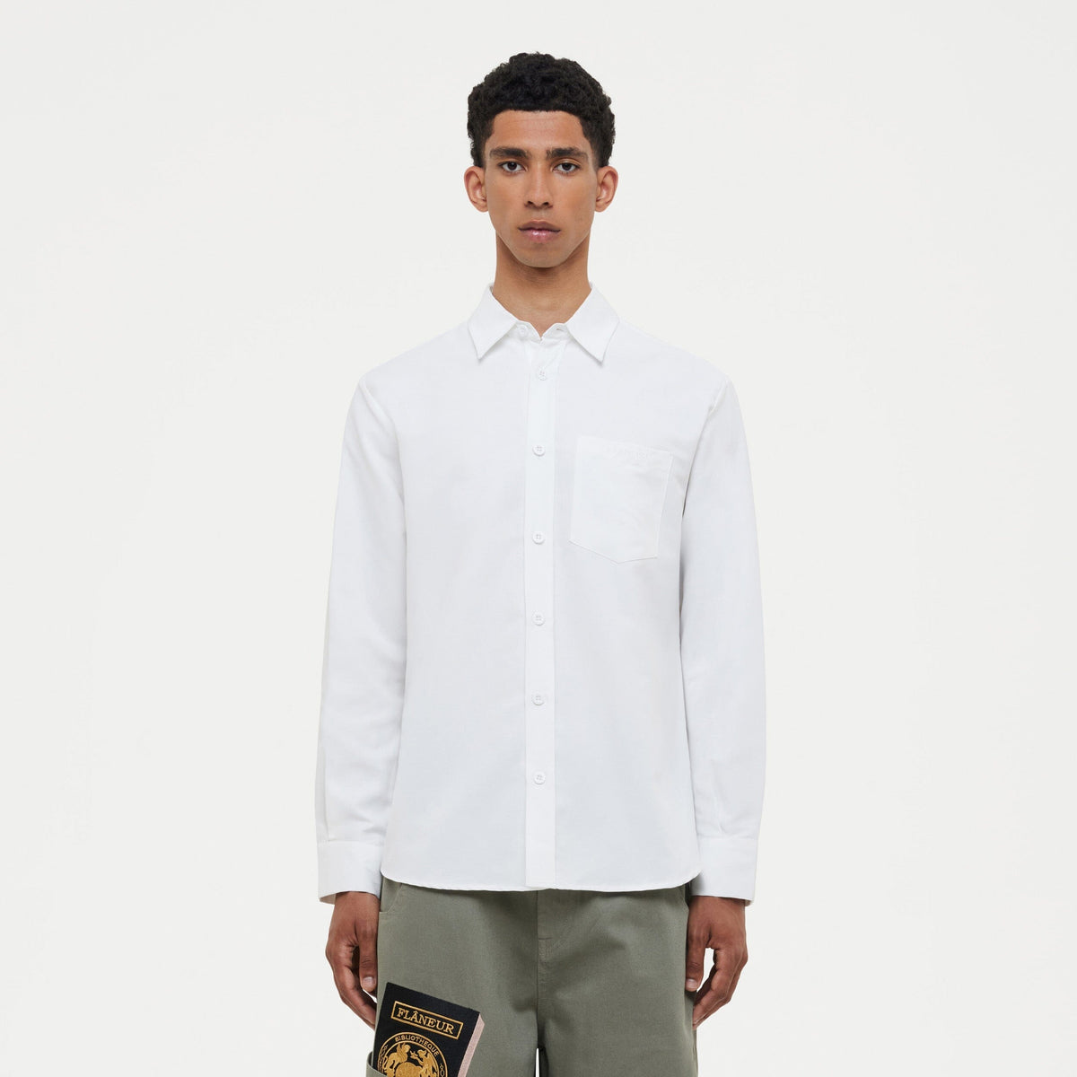 Cotton Poplin Shirt | White