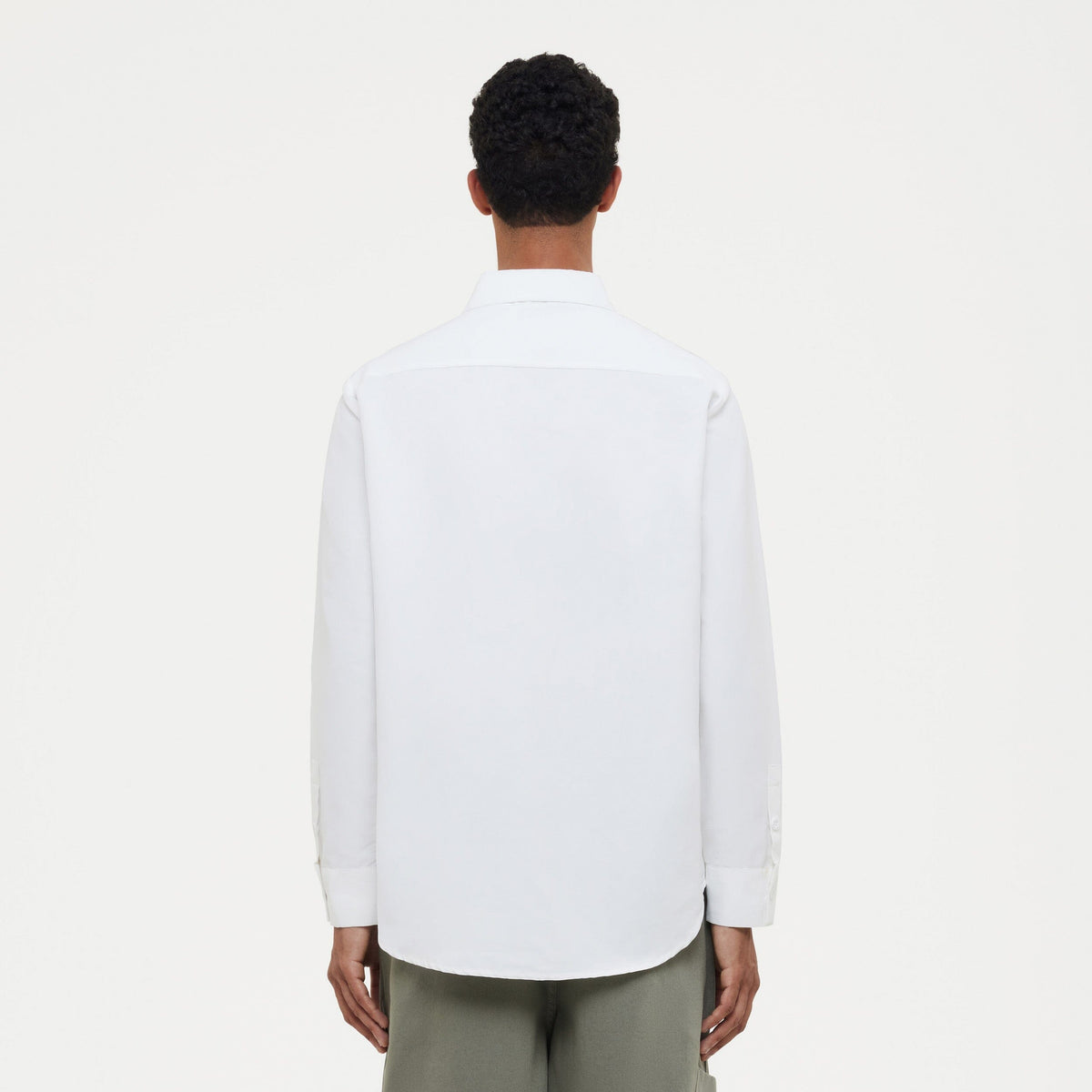 Cotton Poplin Shirt | White