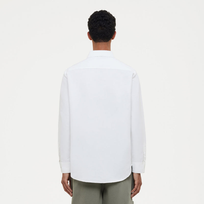 Cotton Poplin Shirt | White