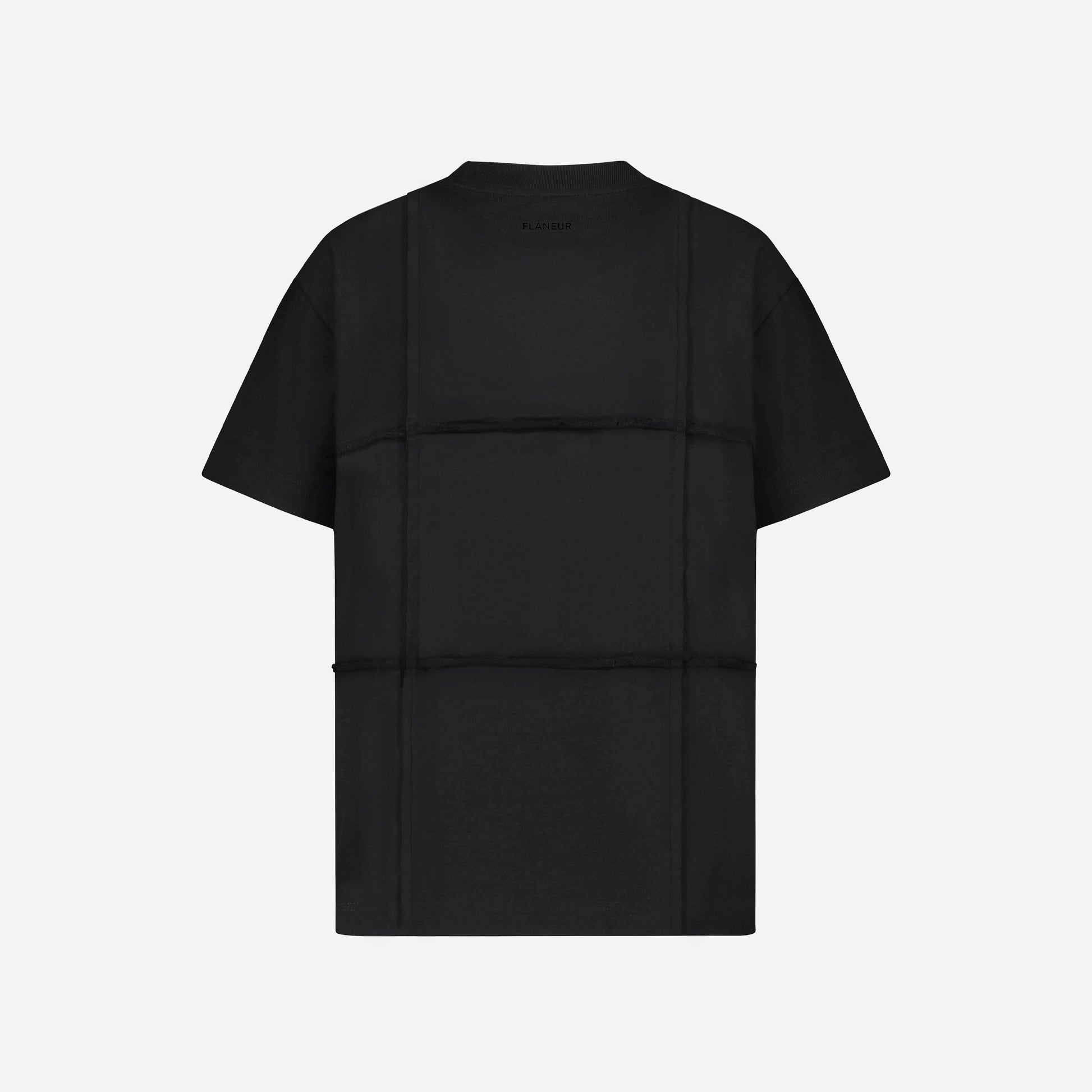 Cut & Sew T-Shirt | Black