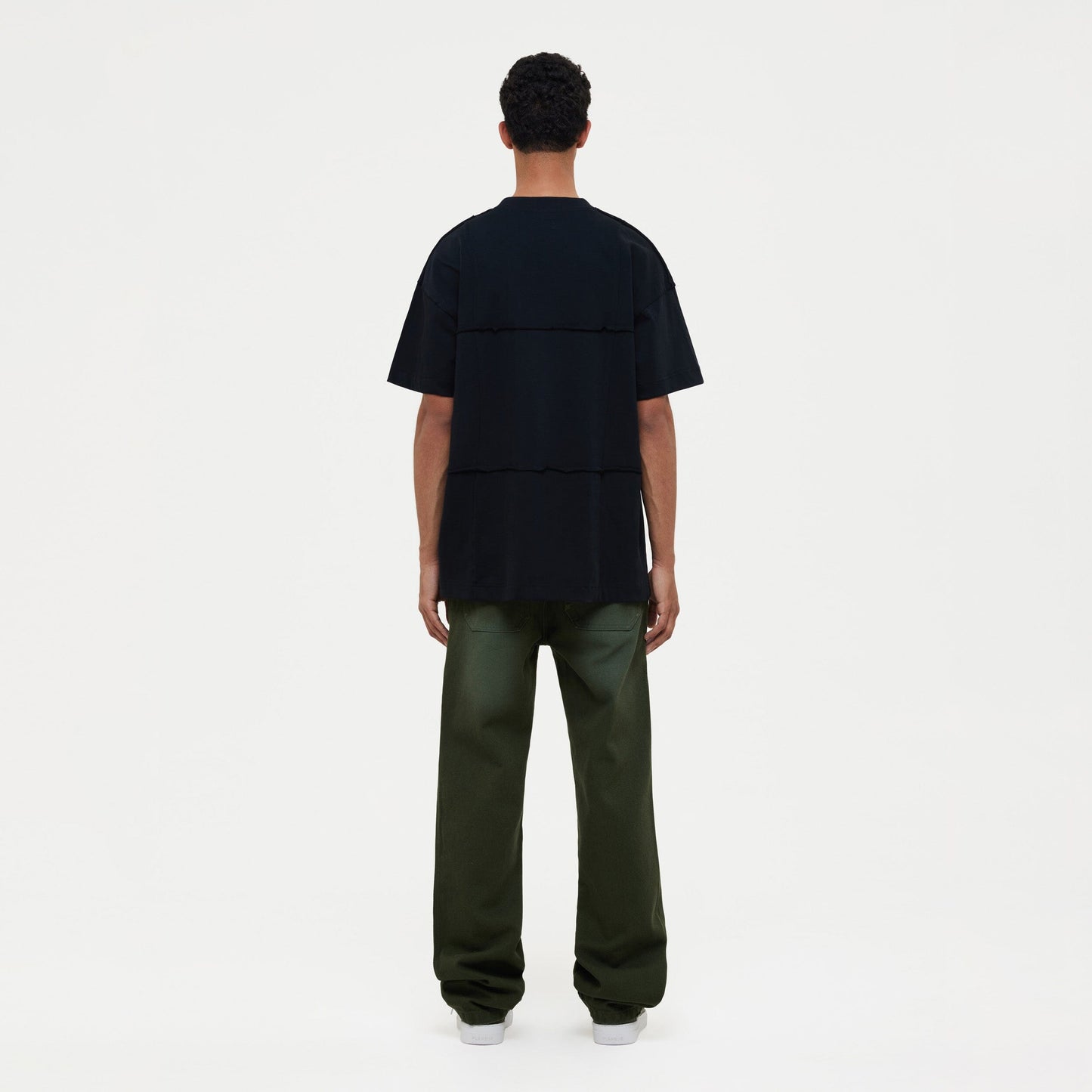 Cut & Sew T-Shirt | Black