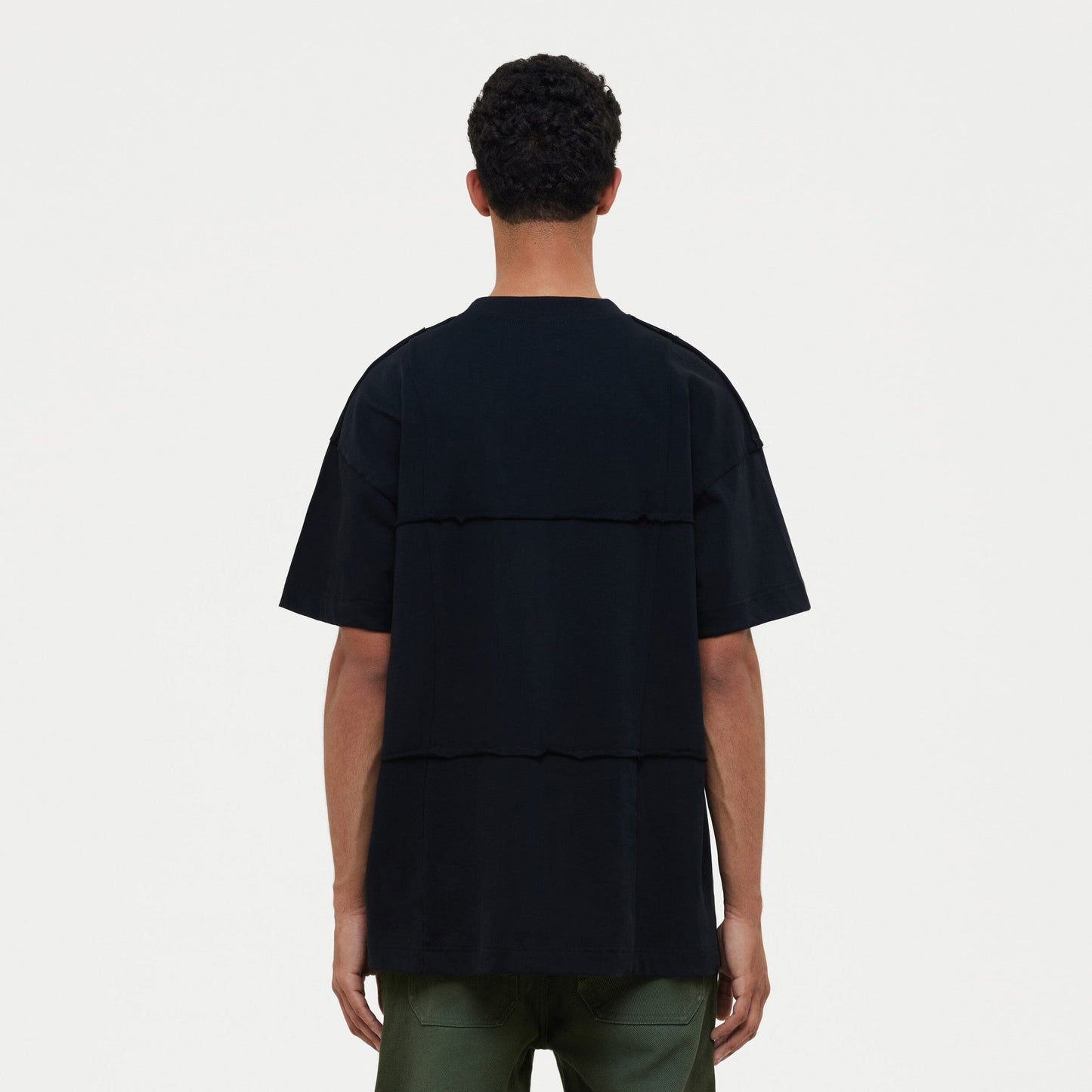 Cut & Sew T-Shirt | Black