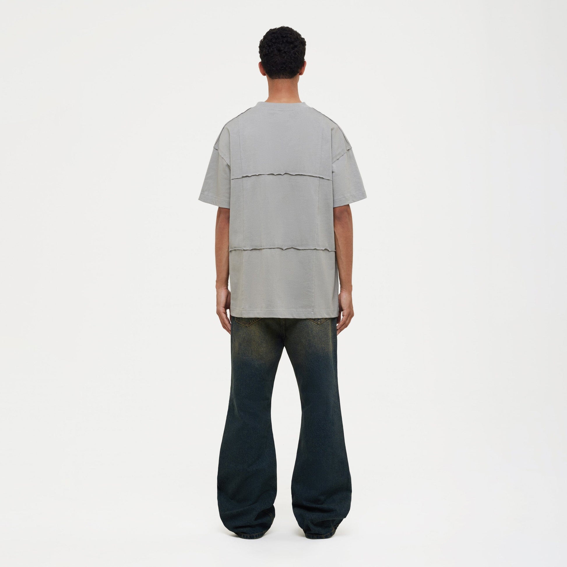 Cut & Sew T-Shirt Concrete Grey