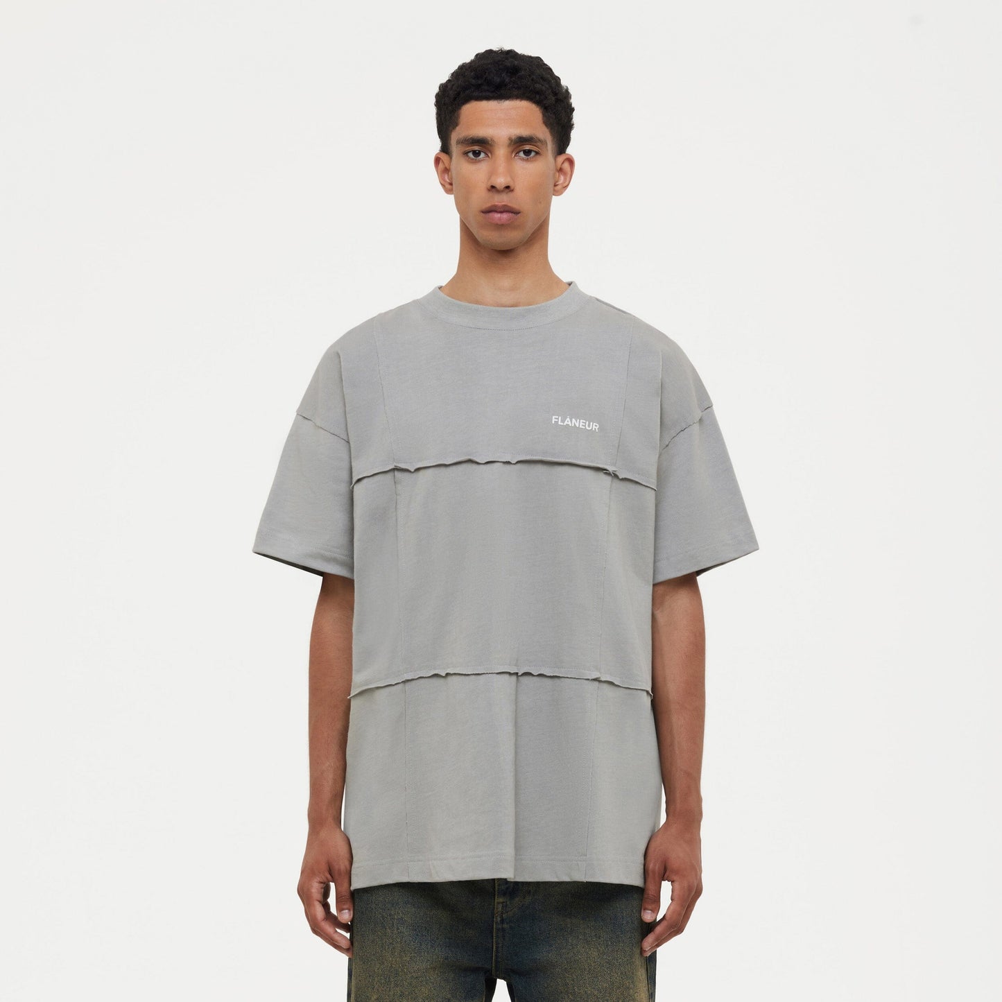 Cut & Sew T-Shirt Concrete Grey