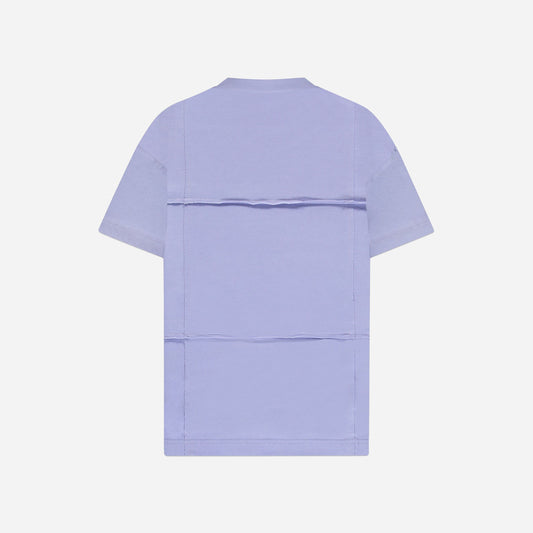 Cut & Sew T-Shirt Purple