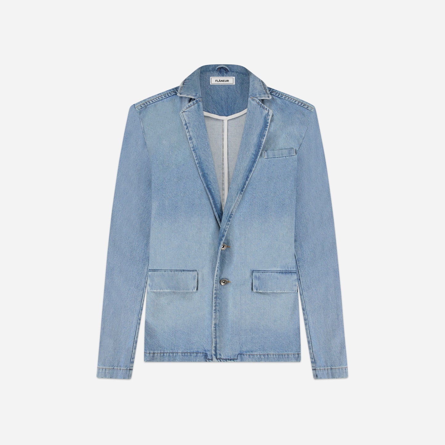 Denim Blazer | Light Blue Denim