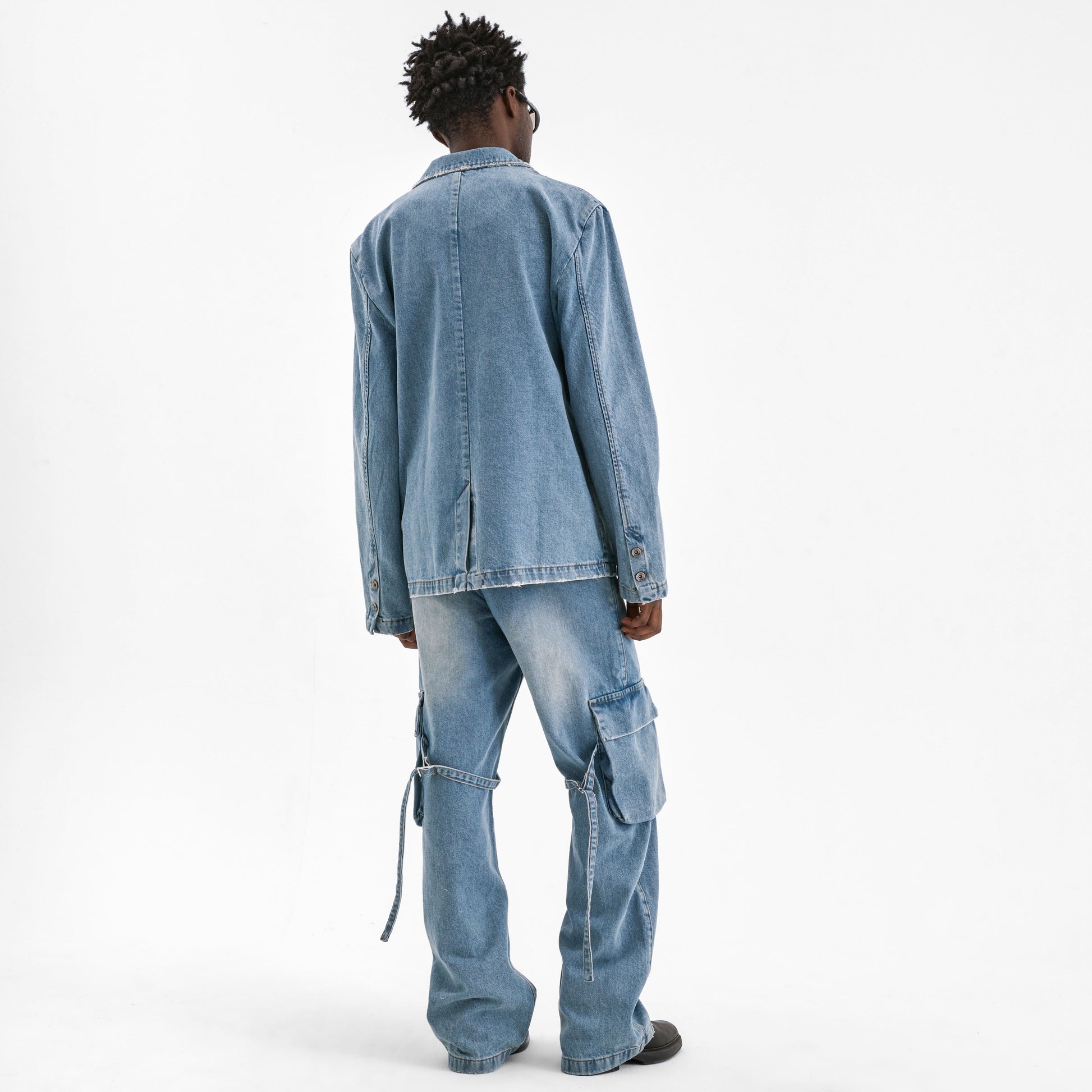 Denim Blazer | Light Blue Denim