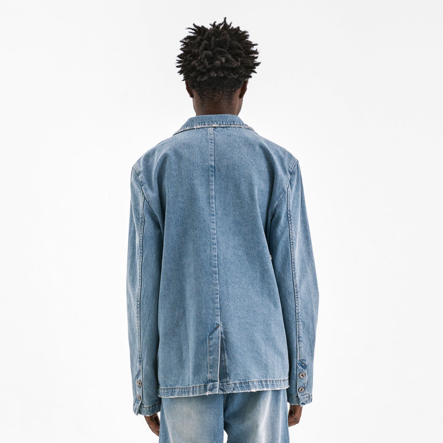 Denim Blazer | Light Blue Denim