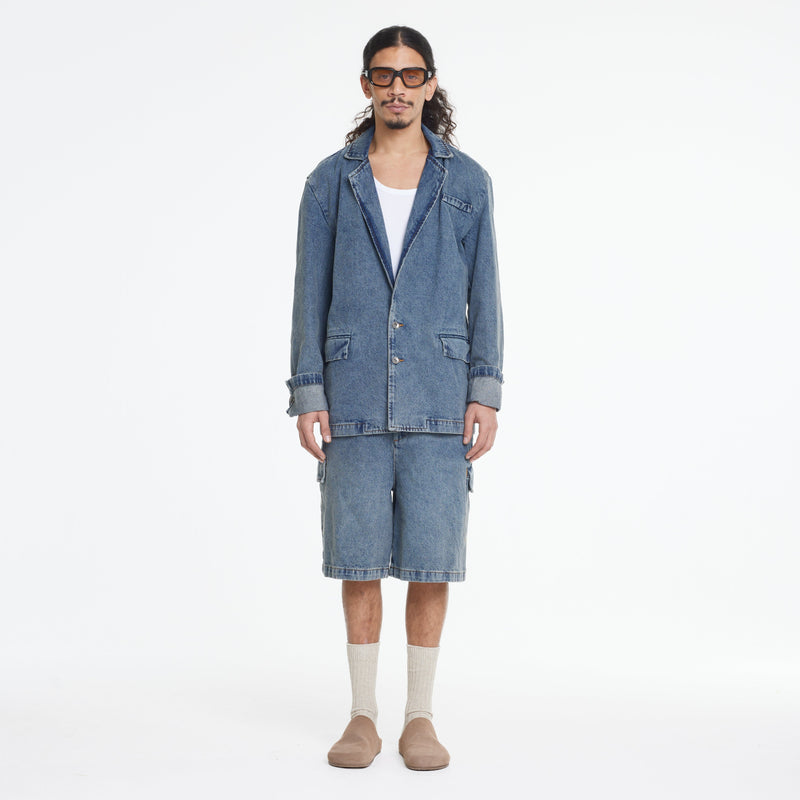 Denim Blazer | New Indigo