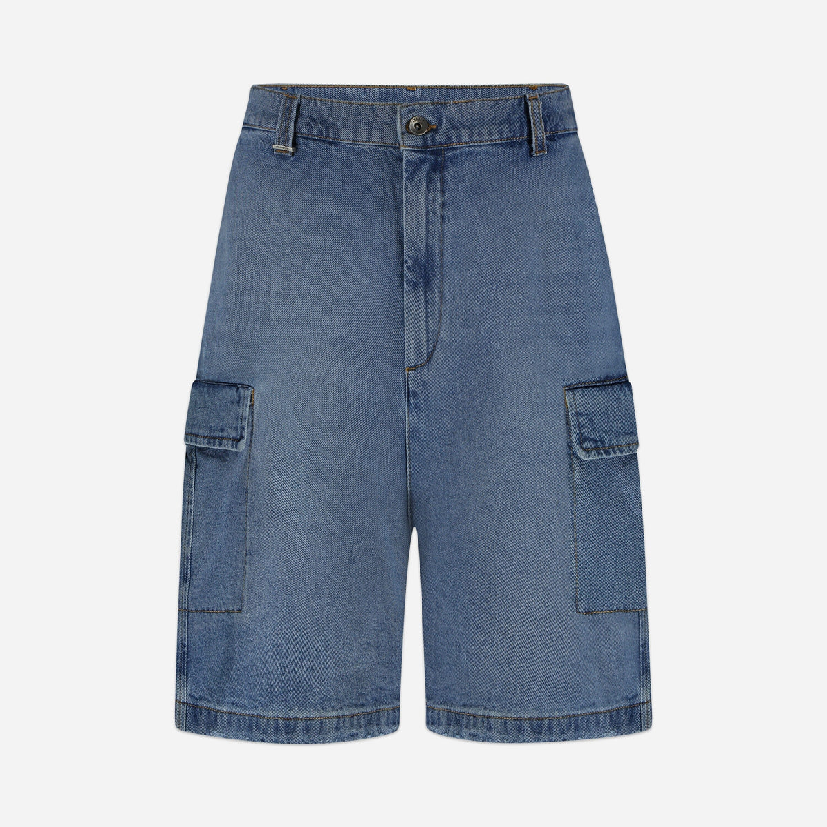 Denim Cargo Shorts | Blue