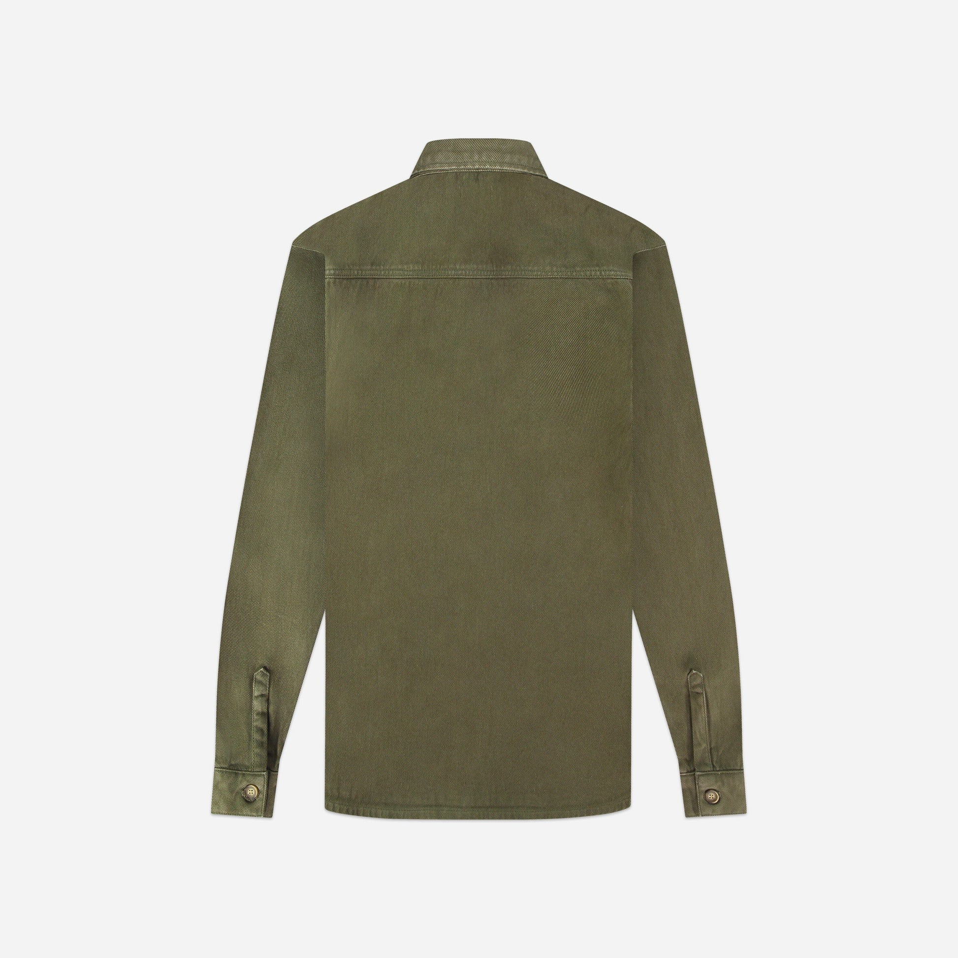 Denim Shirt | Army Green