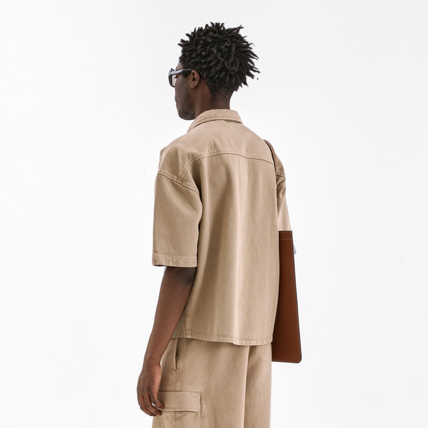 Denim Shirt | Beige