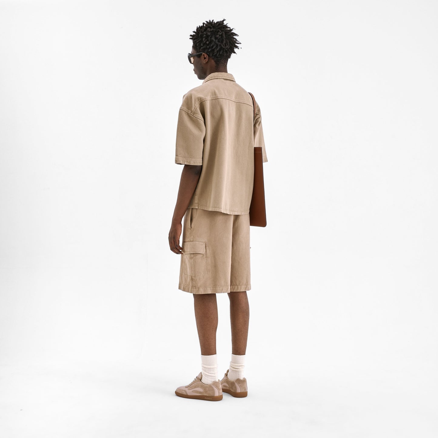 Denim Shirt | Beige