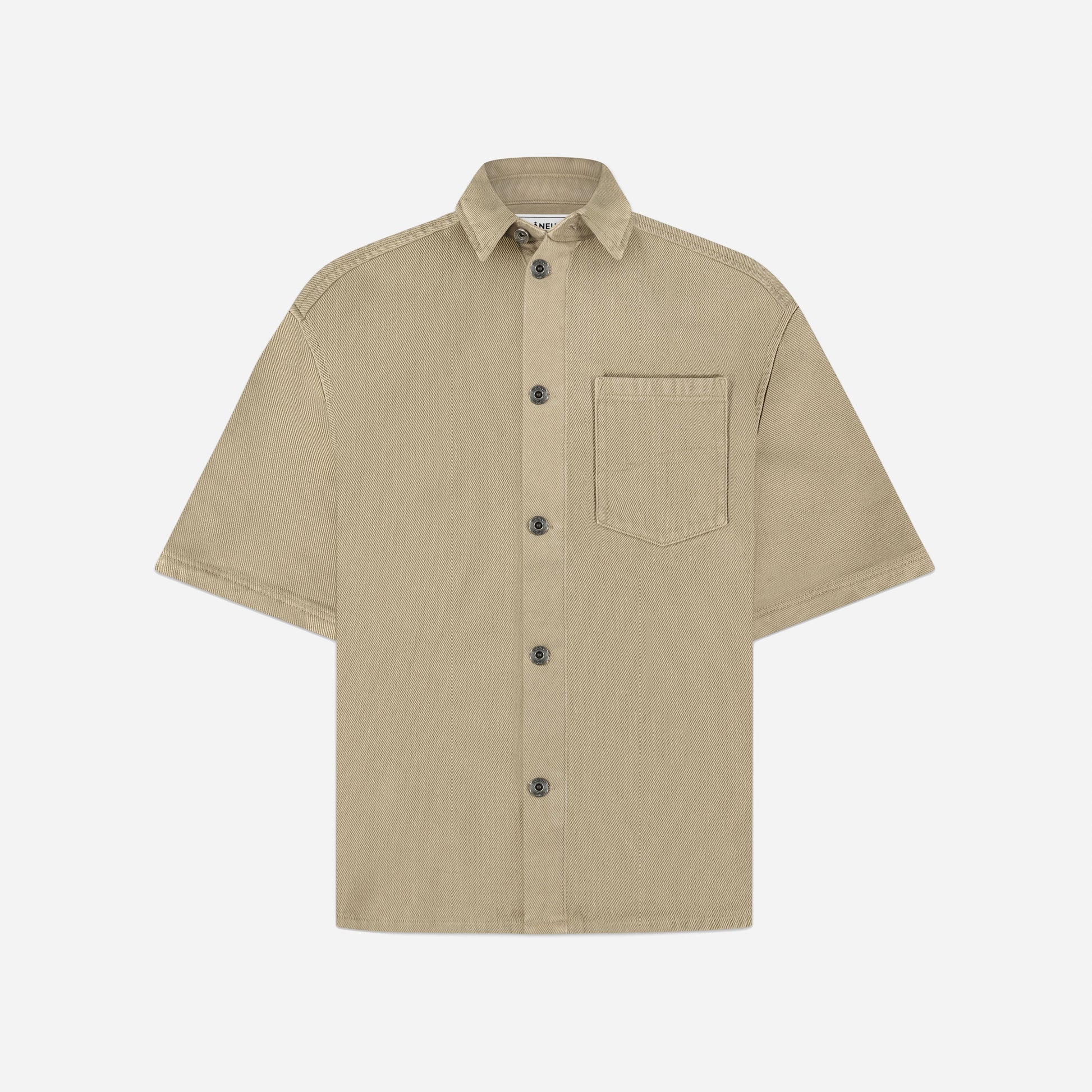 Denim Shirt | Beige