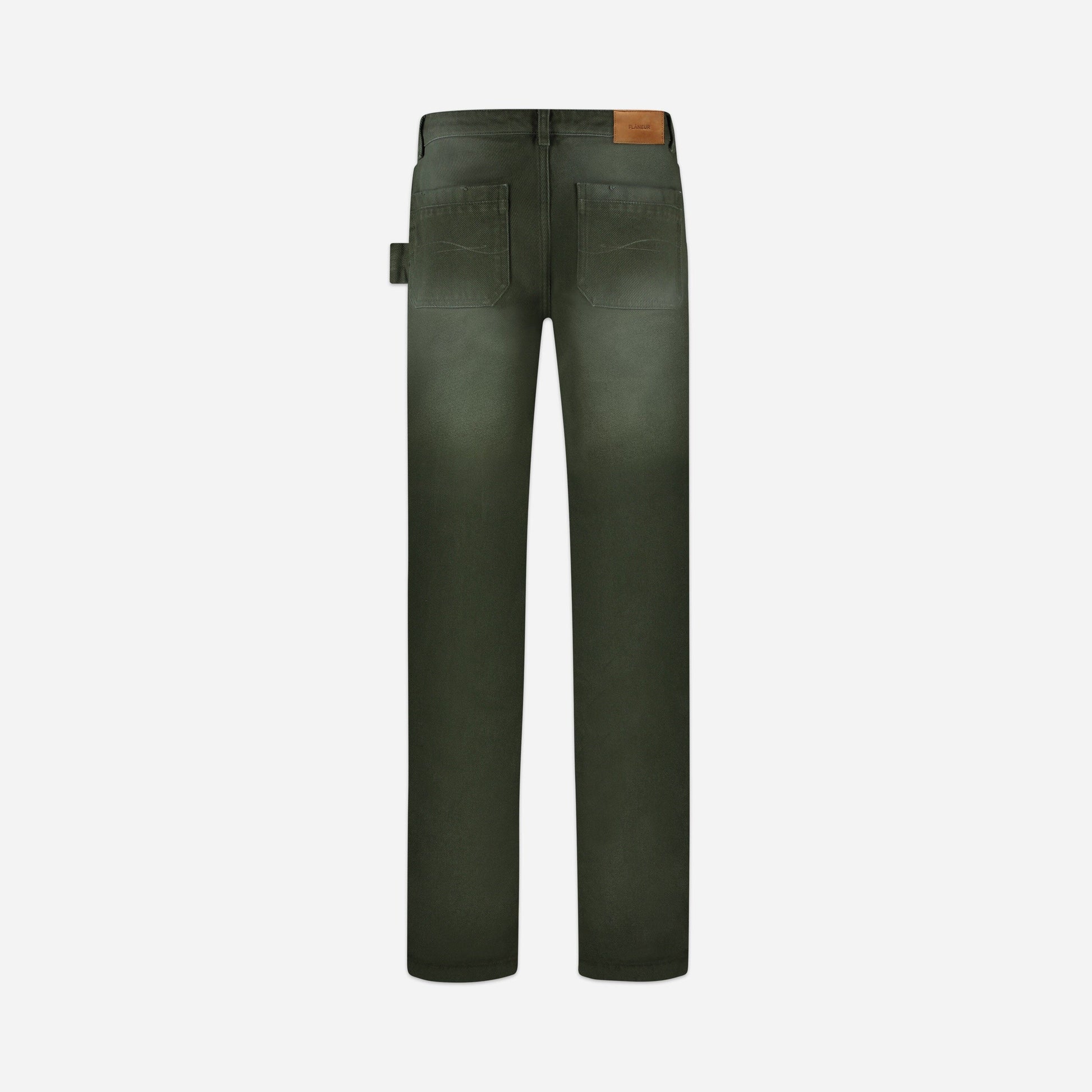 Denim Worker Pants Olive