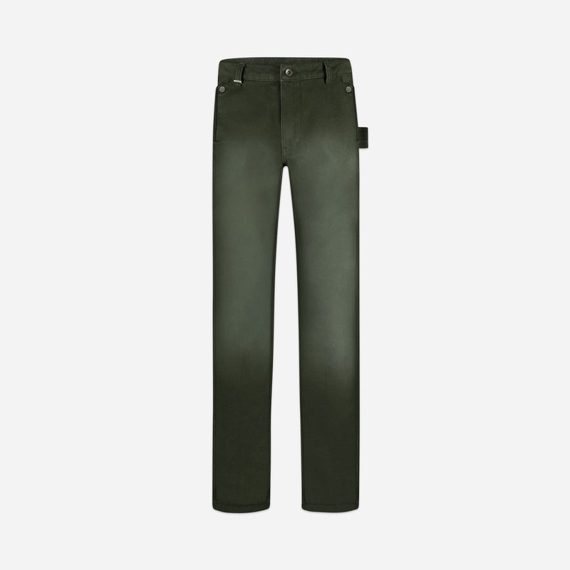 Denim Worker Pants | Olive