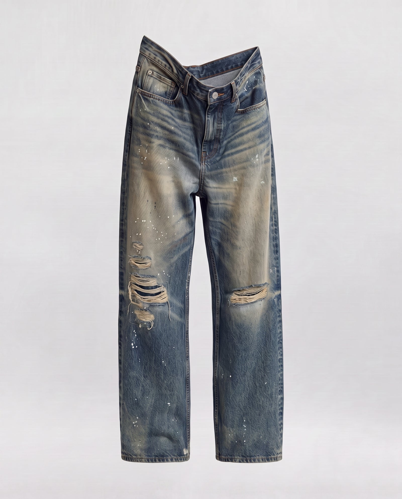 Relaxed Jeans | Paint Stains