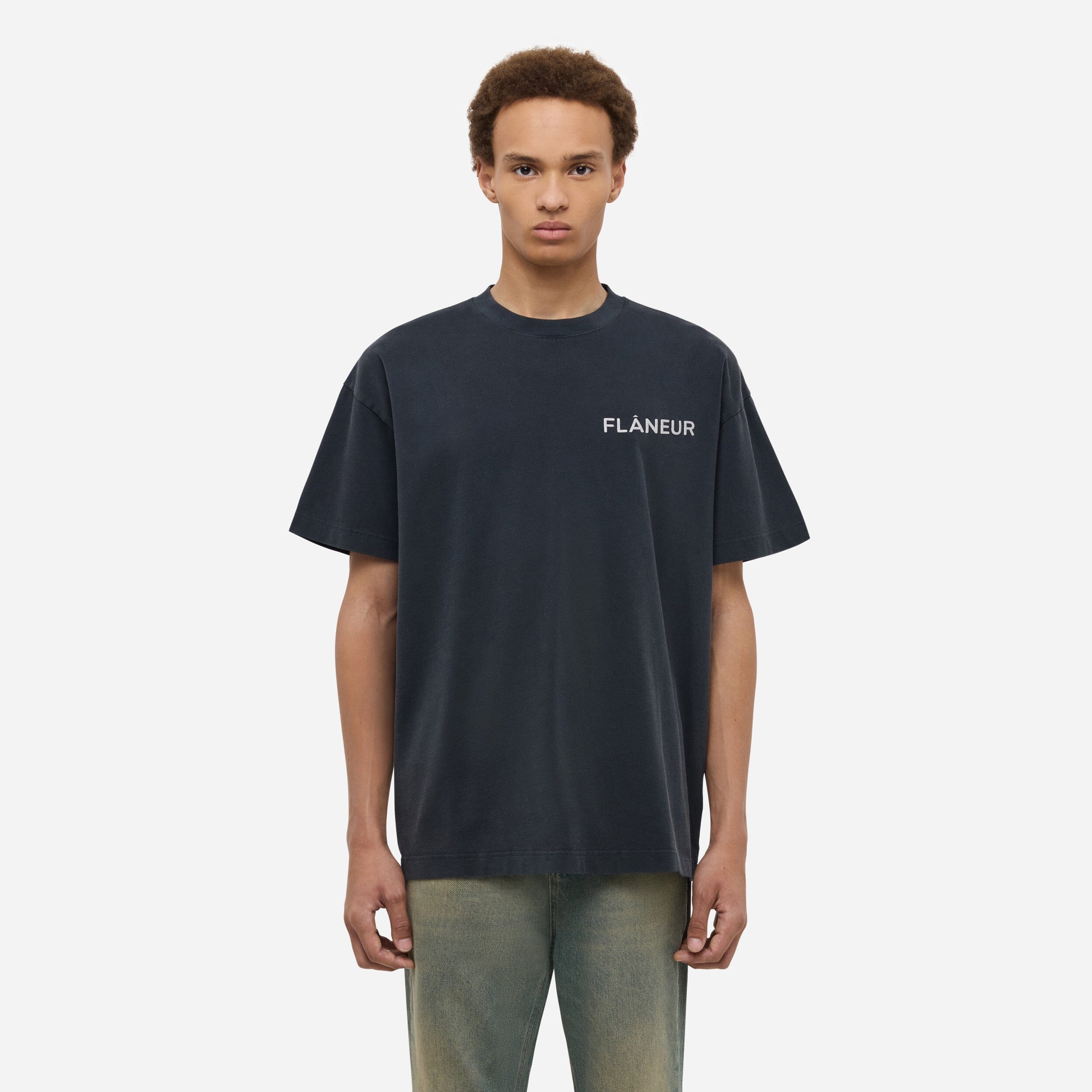 Tシャツ・カットソー IONSEOUL The Fugazi Short Sleeve T Shirt FUGAZI-SOLUTIONS-TEE-