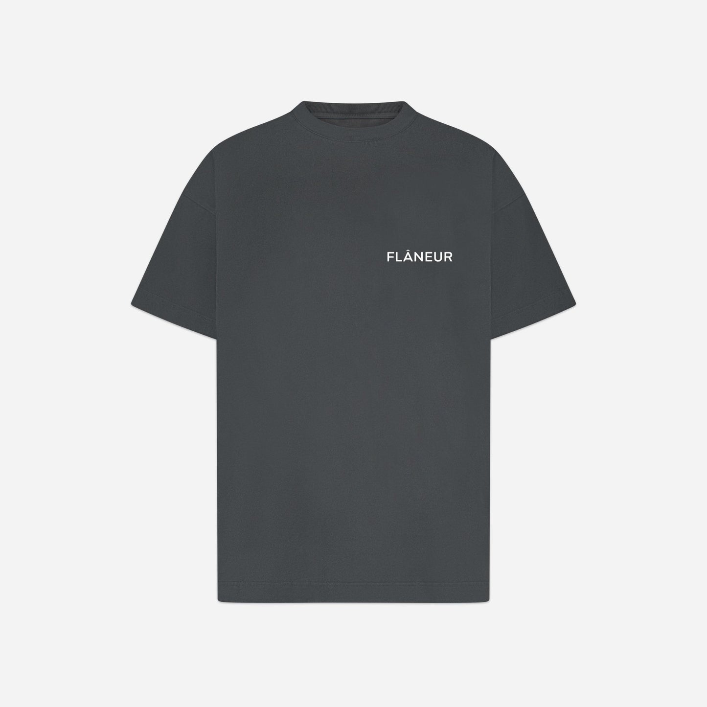 Double Logo Washed T-Shirt | Black