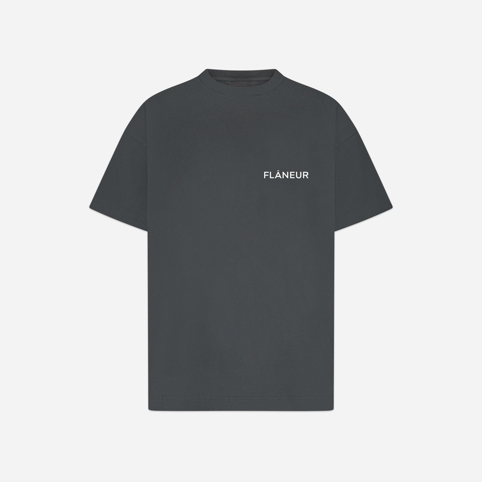 Double Logo Washed T-Shirt | Black