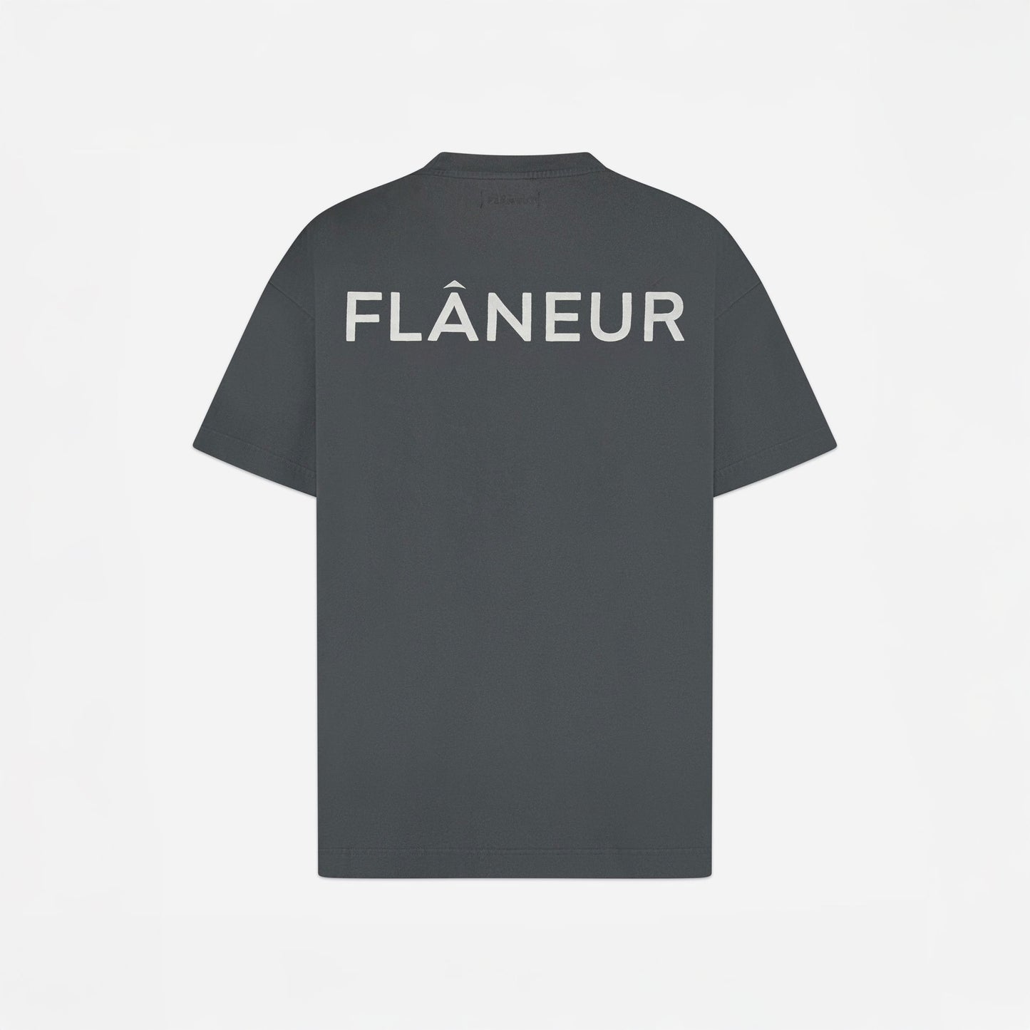 Double Logo Washed T-Shirt | Black