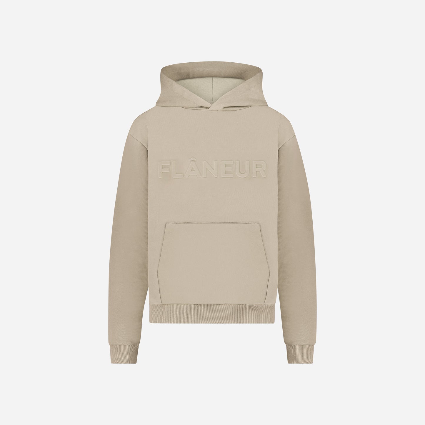 Embossed Hoodie | Sand