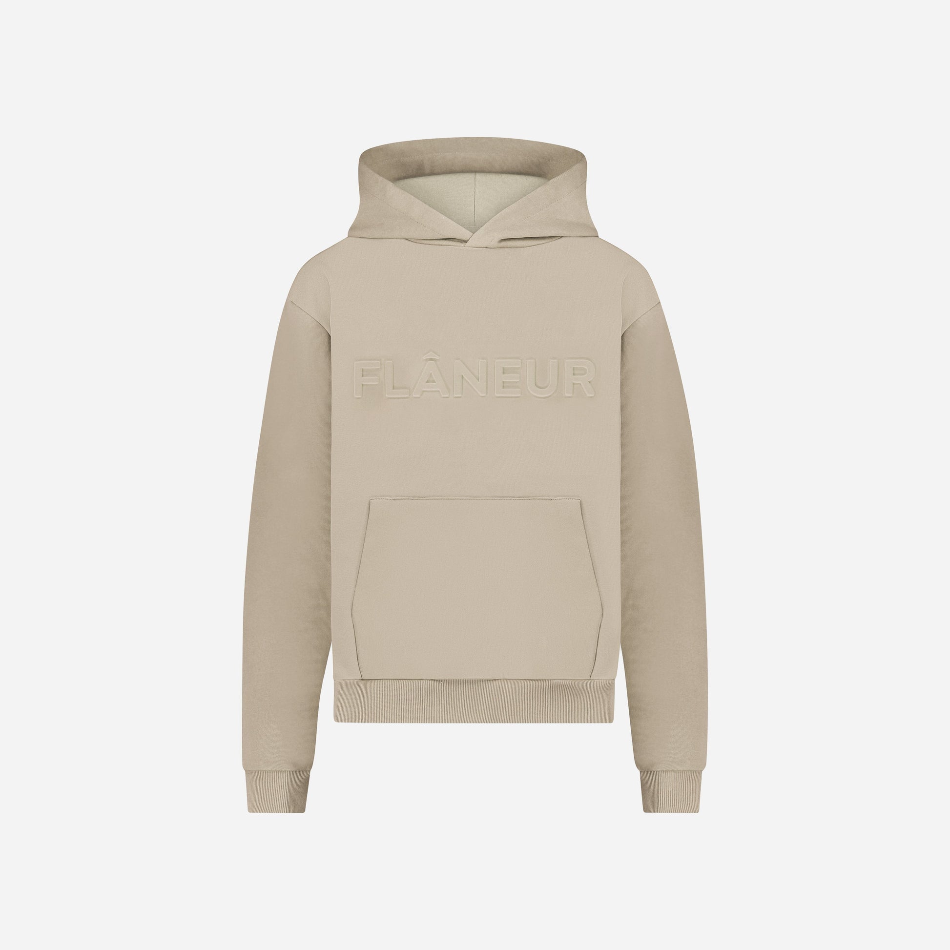 Embossed Hoodie | Sand