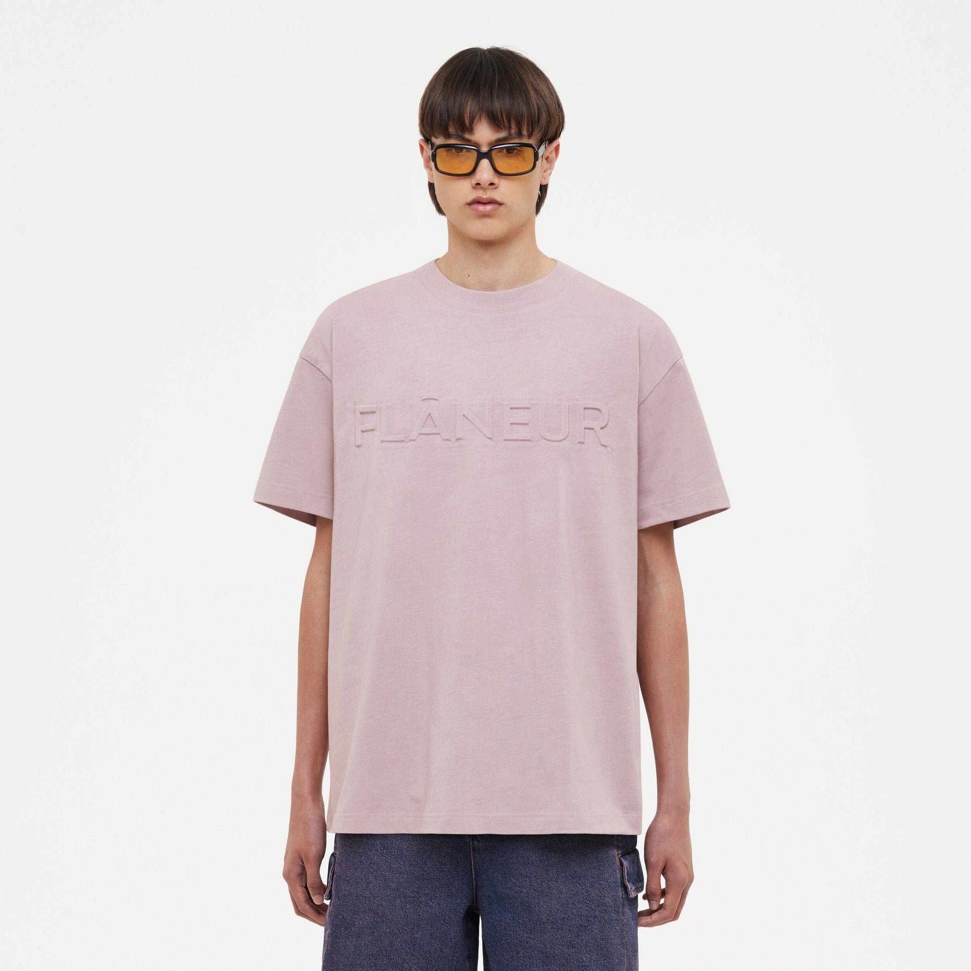 Embossed Logo T-Shirt Mauve