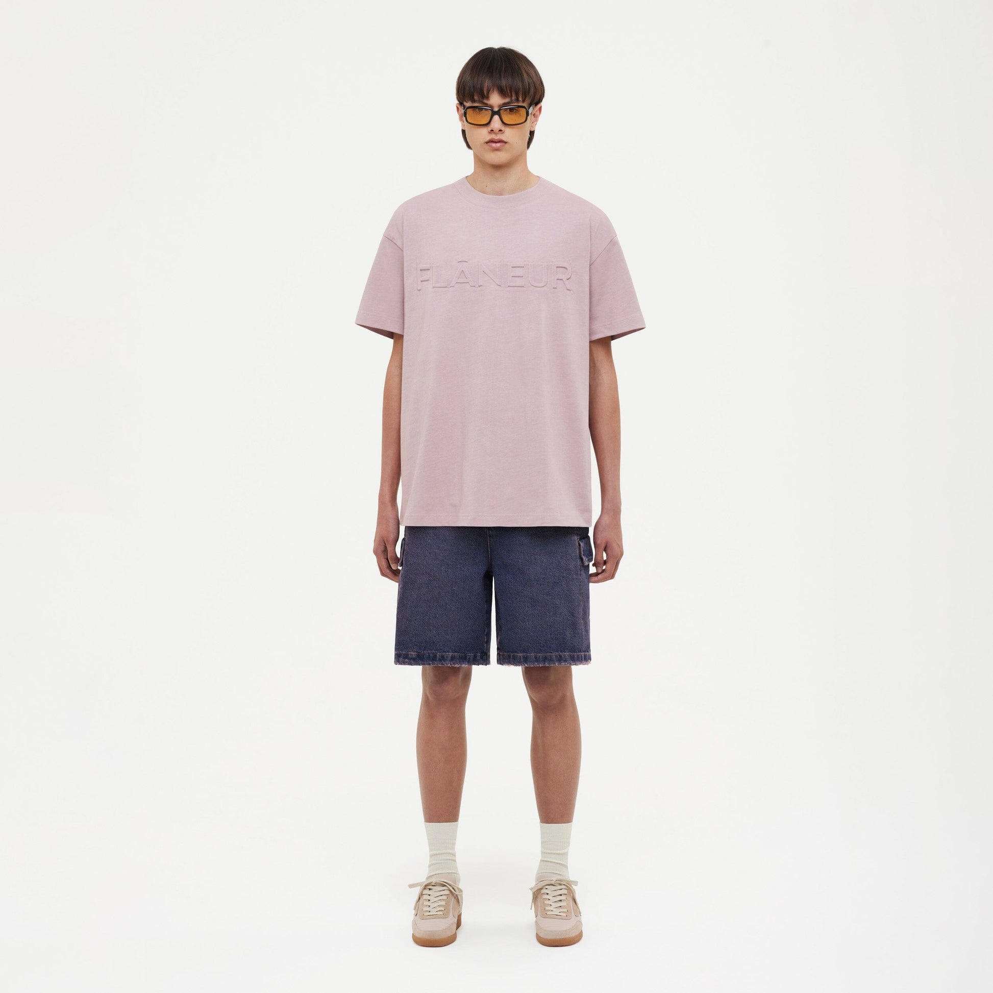 Embossed Logo T-Shirt Mauve