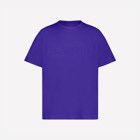 Embossed Logo T-Shirt Purple