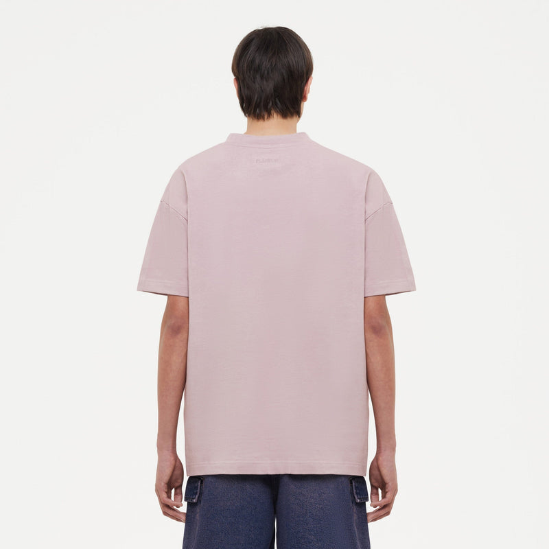 Embossed Logo T-Shirt | Soft Mauve
