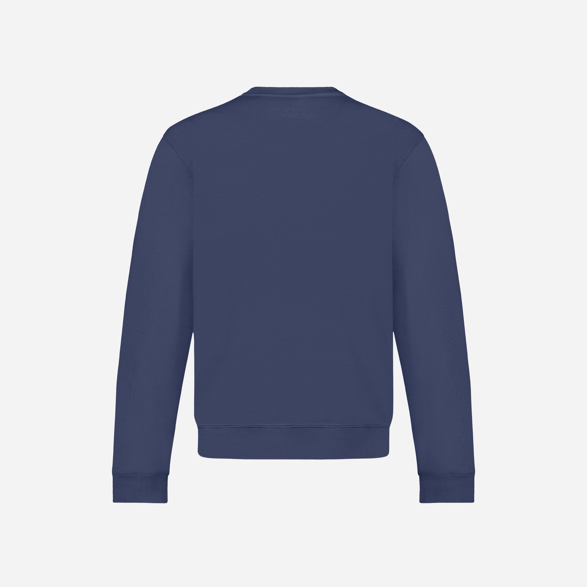 Embossed Sweater Deep Blue