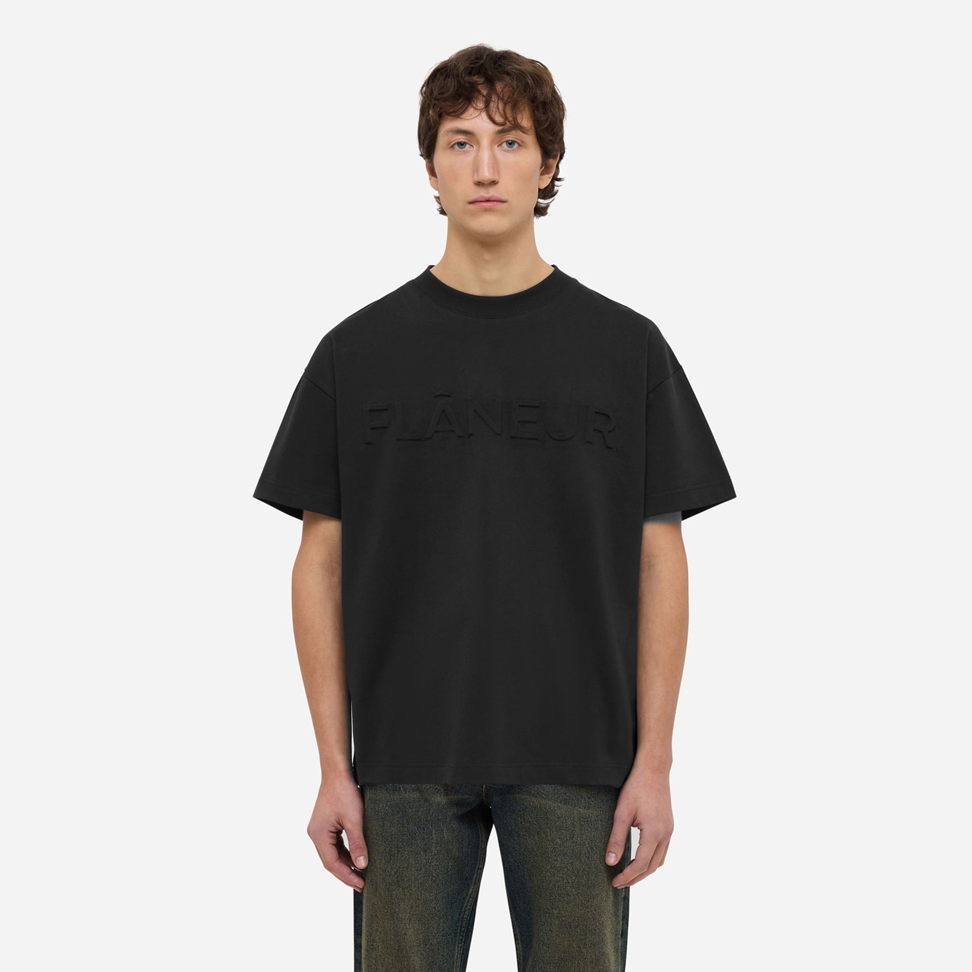 Embossed T-Shirt | Black