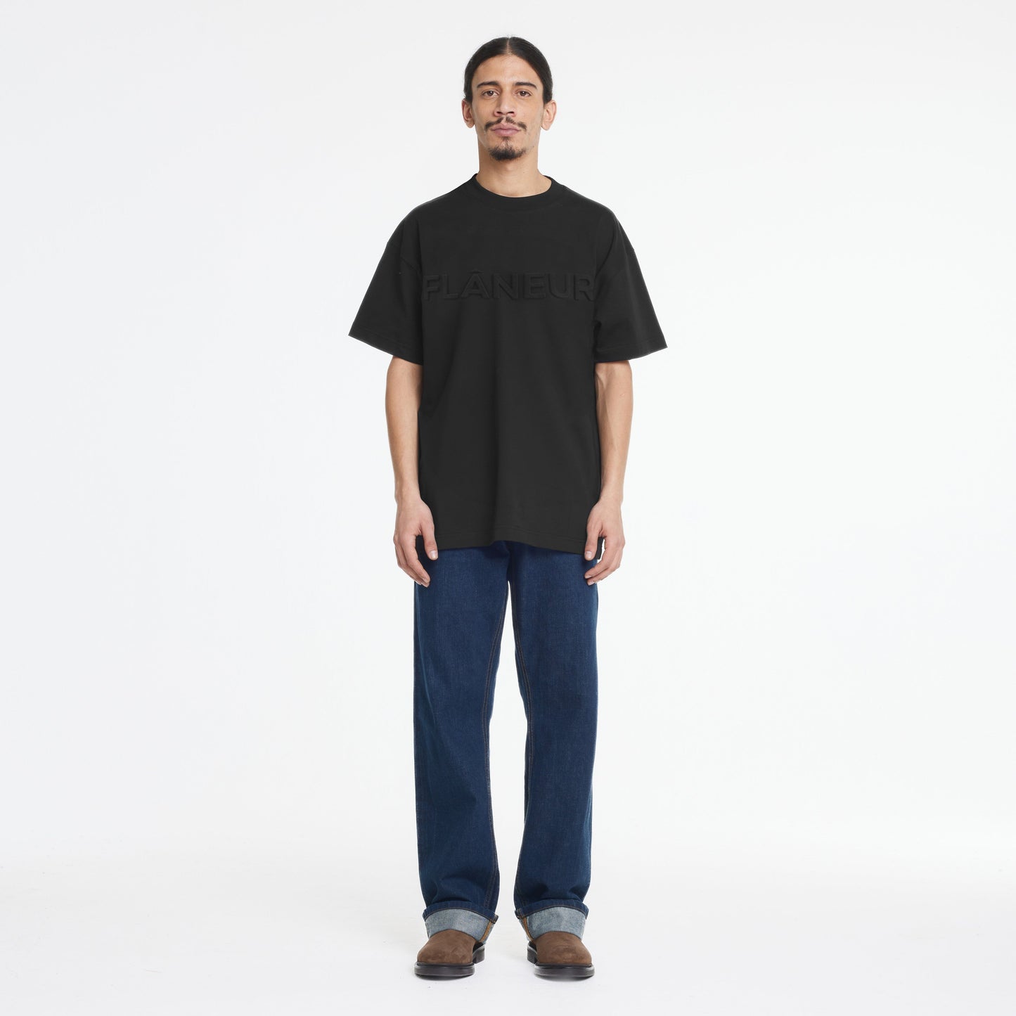 Embossed T-Shirt Black