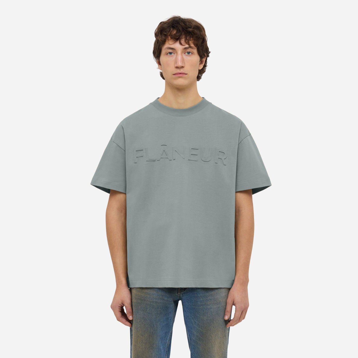 Embossed T-Shirt | Midnight Blue