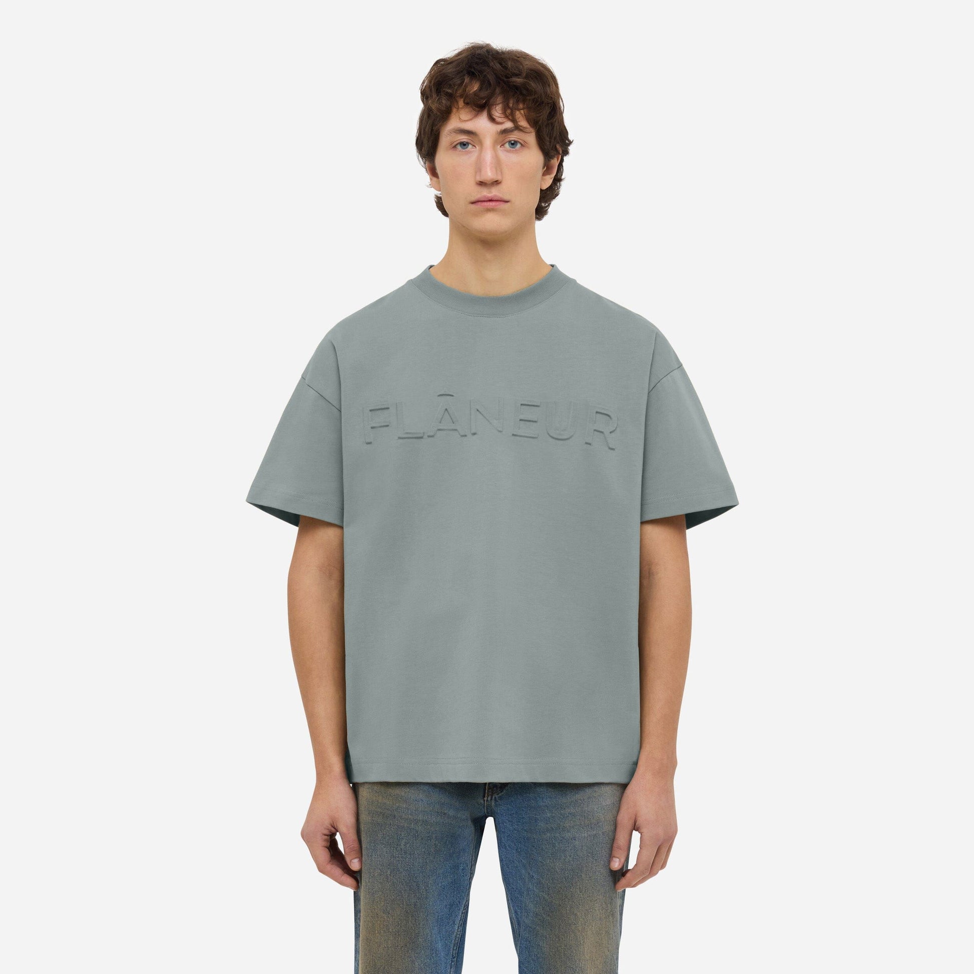 Embossed T-Shirt | Midnight Blue