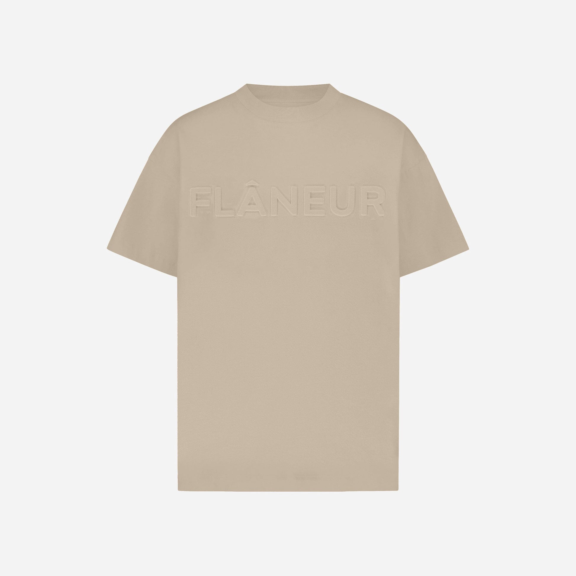 Embossed T-Shirt | Sand