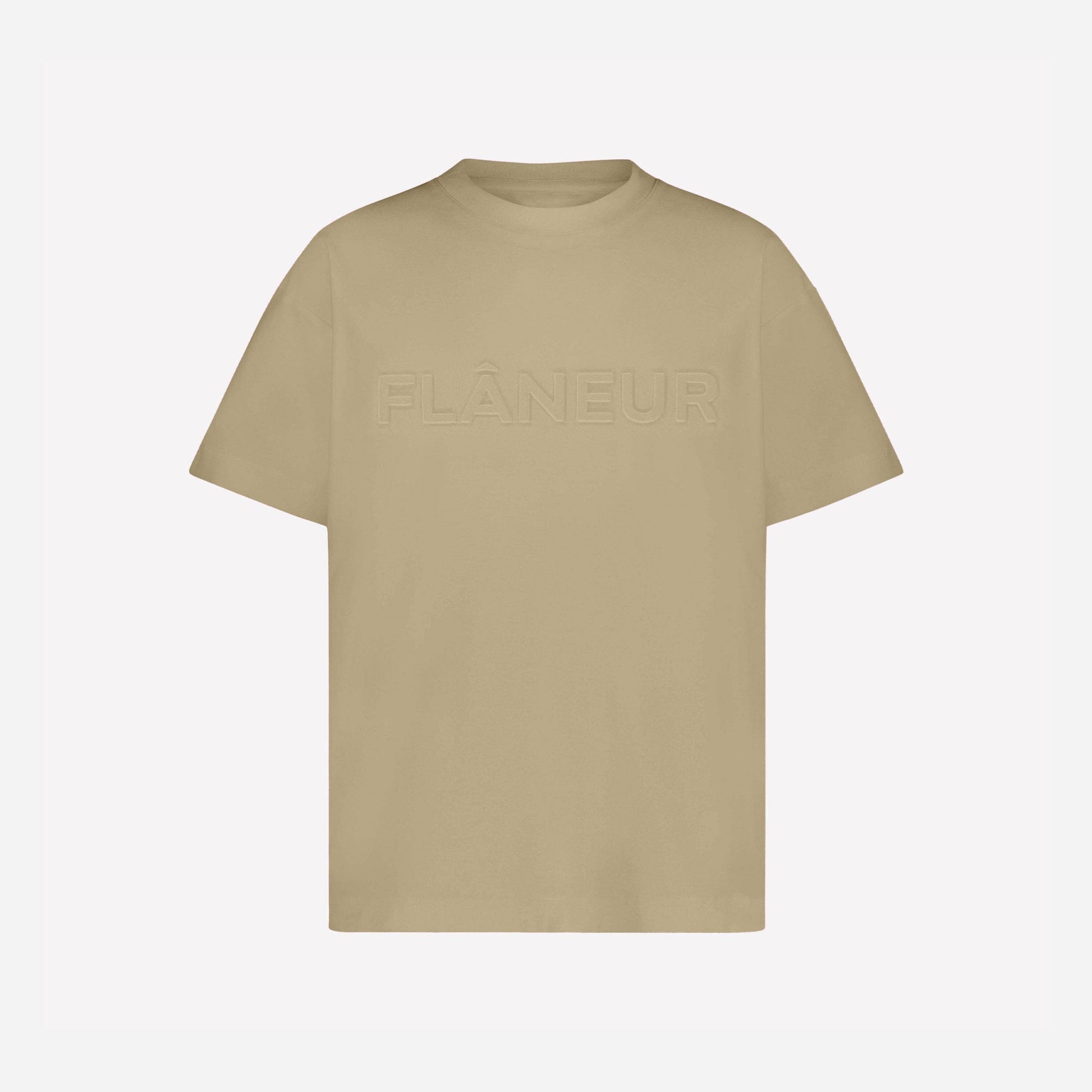 Embossed T-Shirt | Sand
